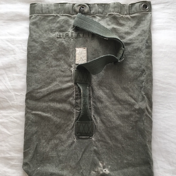 vintage military duffle bag
